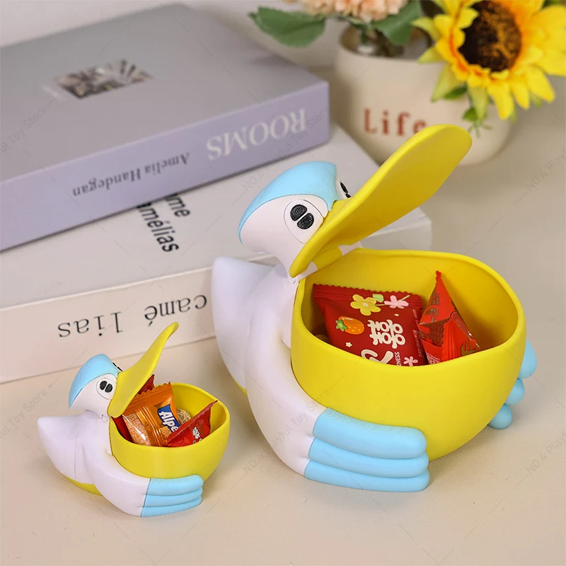 ثلاثية الأبعاد مطبوعة أنيمي بوكيمون الشكل Pelipper لطيف كاندي صندوق لعبة مجسمة تخزين سطح المكتب صندوق ديكور الهدايا #3