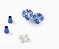 M3 M4 3MM 4mm CNC Aluminum Gimbal Stick Lotus Ends Transmitter Stick Anti-slipping Cap for frsky JR Futaba Walkera devo Wfly DJI