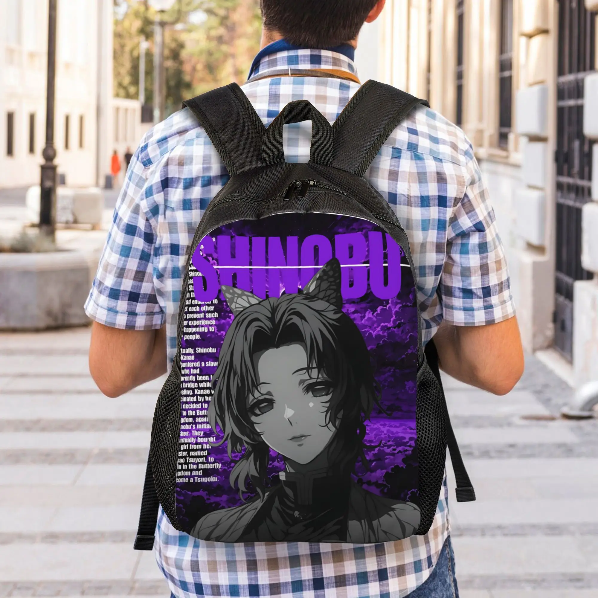 Fashion Halloween Demon Slayer Backpacks Its Bag  mochila School Large Capacity Rucksack