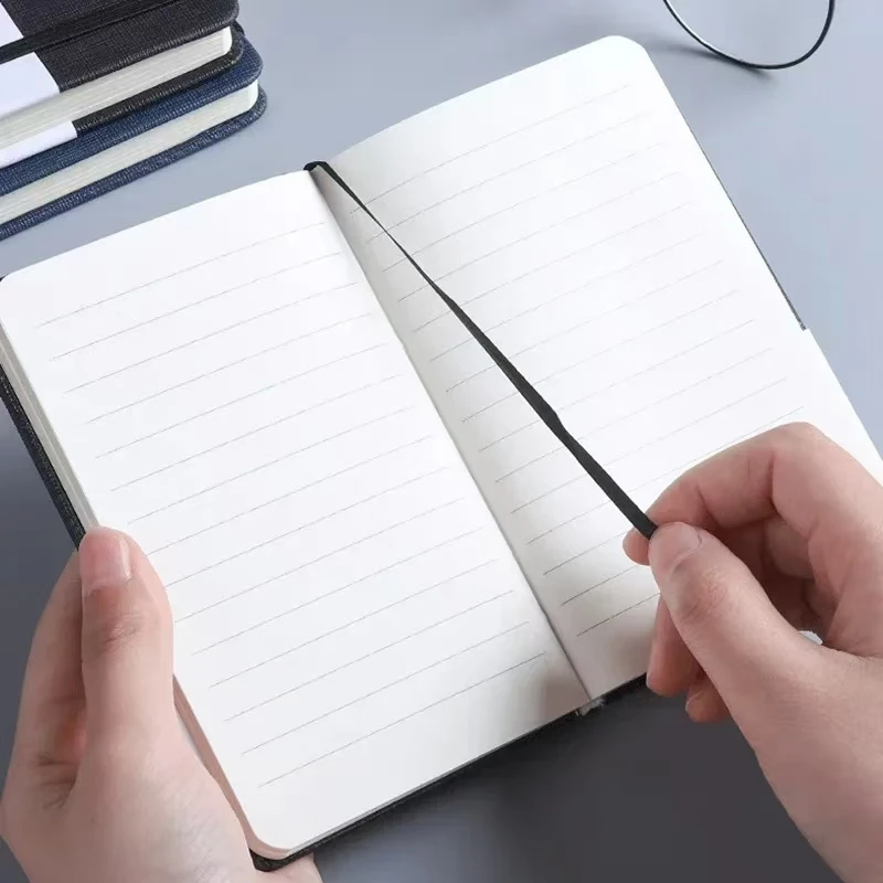 Portátil Notepad de bolso, Sketchbook, Diário, Planejador, Mini Notebook, Papelaria, A6, 96 folhas