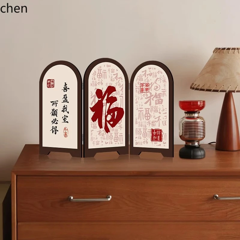 

YXY Small Screen Desktop Decoration Entrance Hall Ornament Living Room TV Cabinet Home Housewarming Gift