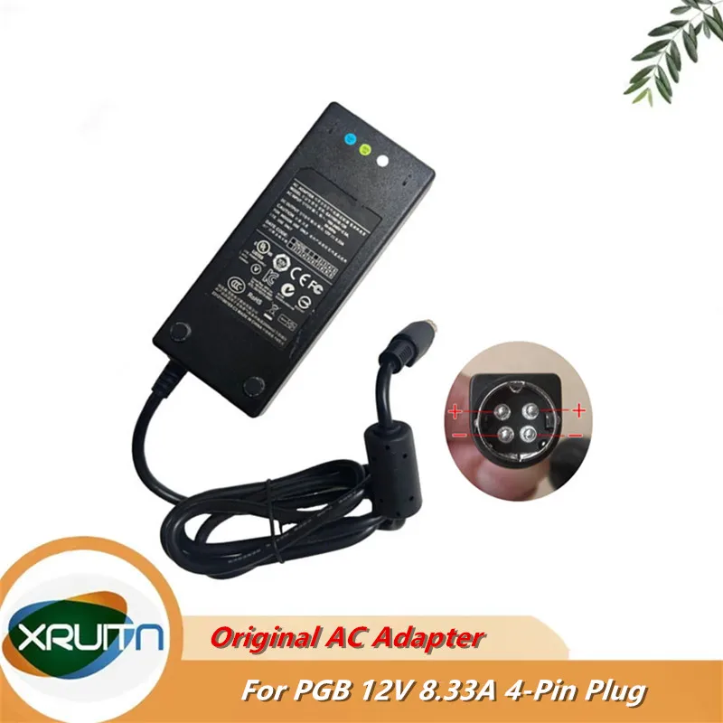 

Genuine 12V 8.33A 100W Power Adapter EA11001E-120 Charger For PGB 33121001E8 C3 Power Supply 4-pin