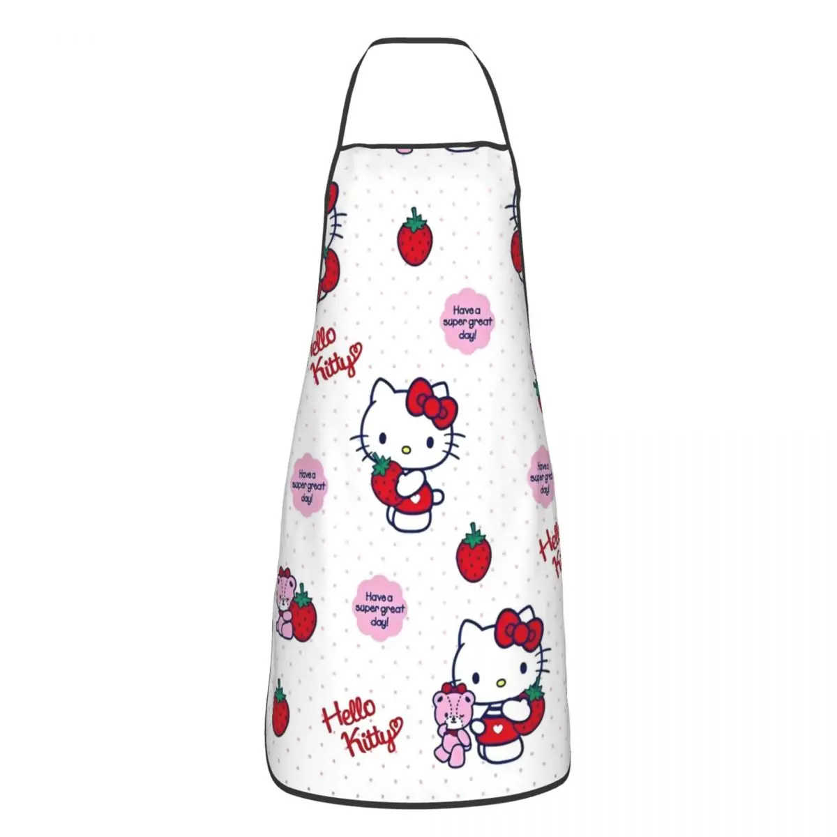 Cartoon Cute Hello Kitty Apron Cuisine Cooking Baking Household Cleaning Gardening HelloKitty Bibs Kitchen Antifouling Chef