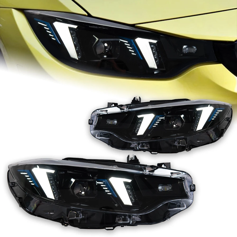 تصميم جديد رئيس مصباح لسيارات BMW 4 سلسلة F32 LED العلوي العارض عدسة 2013-2018 F36 F80 F33 F82 M3 رئيس مصباح Drl السيارات