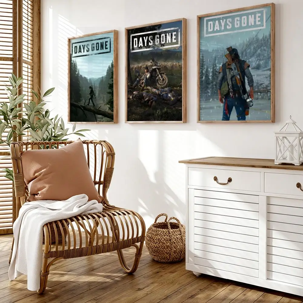 Days G-Gone Poster Wall Stickers HD Painting Self Adhesive Art Decals for Bedroom Living Room Home