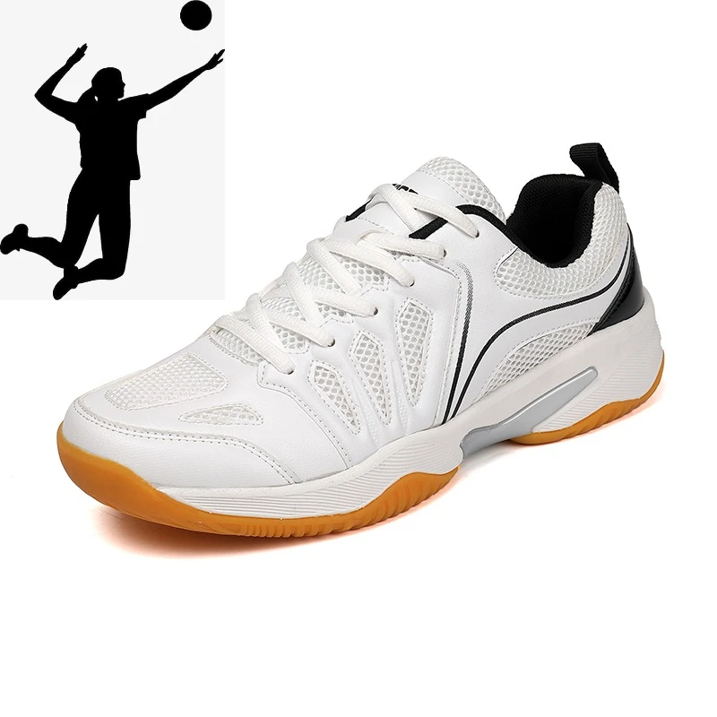 

Новые волейбольные кроссовки, мужские очень большие туфли для бадминтона, размер 38-48, профессиональные теннисные туфли