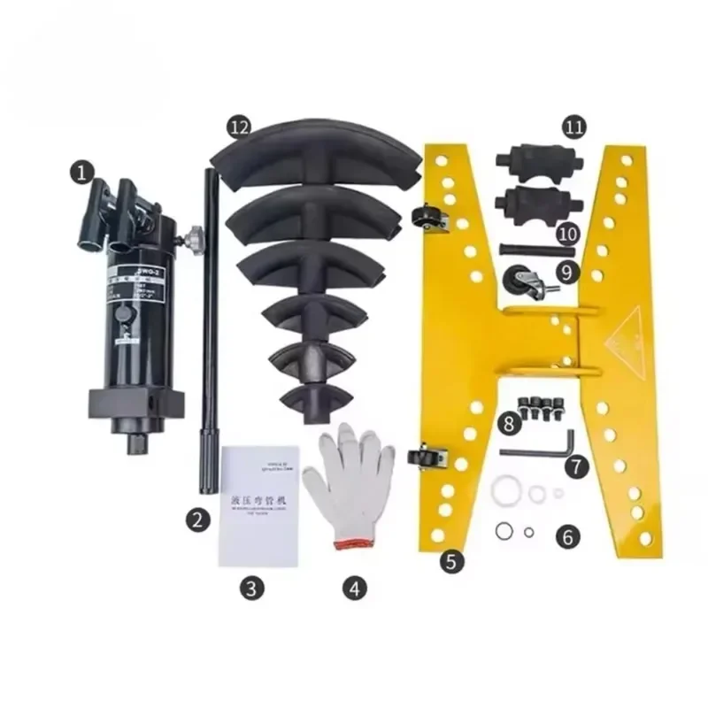 

SWG-4 Portable Manual Hydraulic Steel Pipe and Tube Bender Steel Conduit Bending Machine for 1/2" to 4 Inches