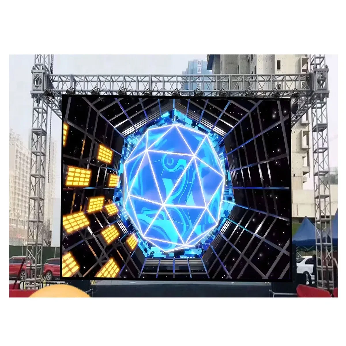 Outdoor Drive-In Cinema P6 LED Screen High Bright Waterproof Movie Theater Wall