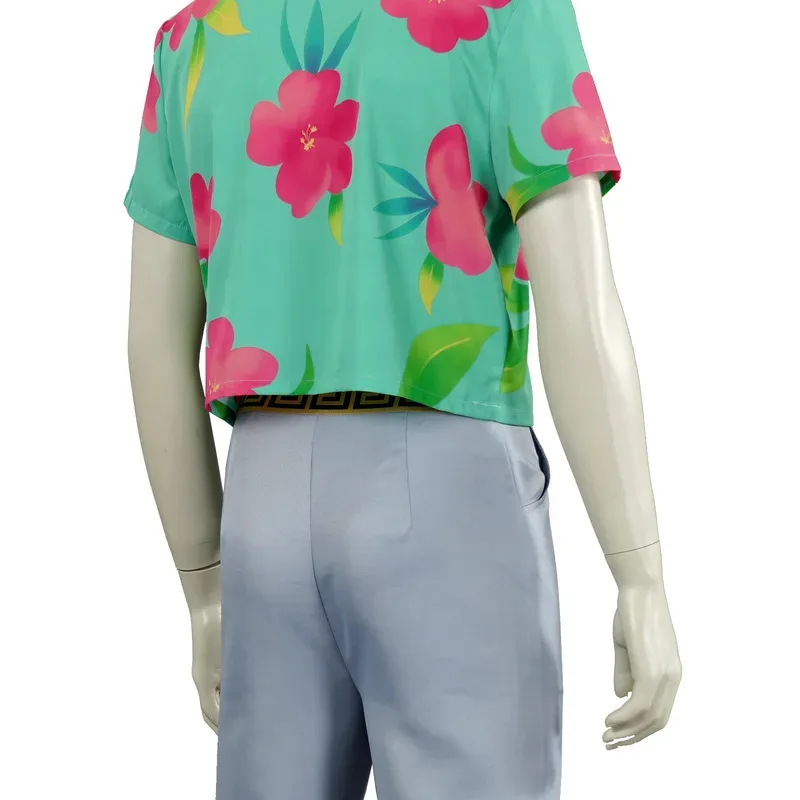 2025 이이 판타지아 데몬 헌터 오브 케이팝 에이비 코스프레 티셔츠 바지 모자 가발 사자 소년 롤플레이 의상 할로윈 카니발