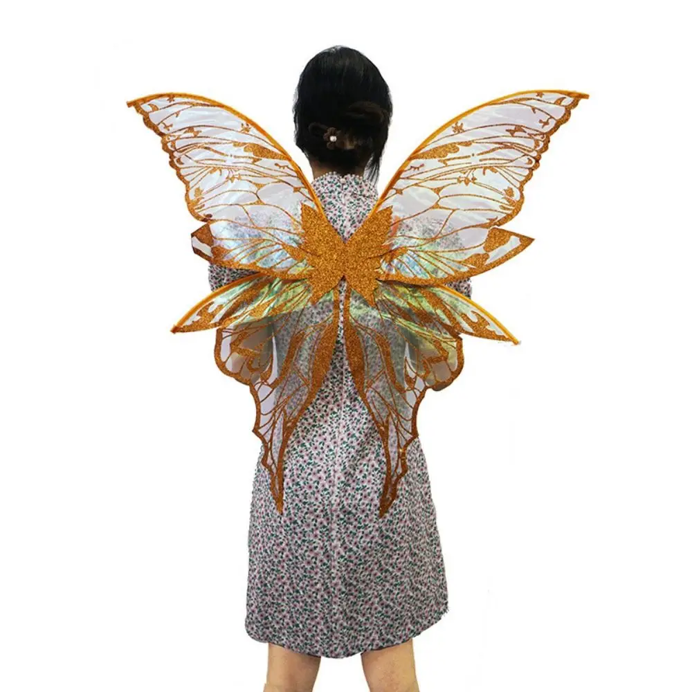 Creative Fairy Butterfly Wings Fluttering Wings Lightweight Fairy Costume Wing Set Sparkle Durable Elf Wings Costume Masquerade