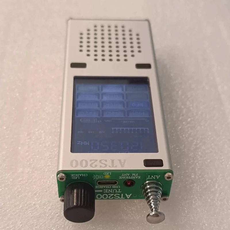 ATS200 항공 밴드 에어밴드 라디오 리시버 FM SI4732 + ESP32 + 블루투스 + 2.4 인치 터치 디스플레이, SSB FM, AM, LSB, US…