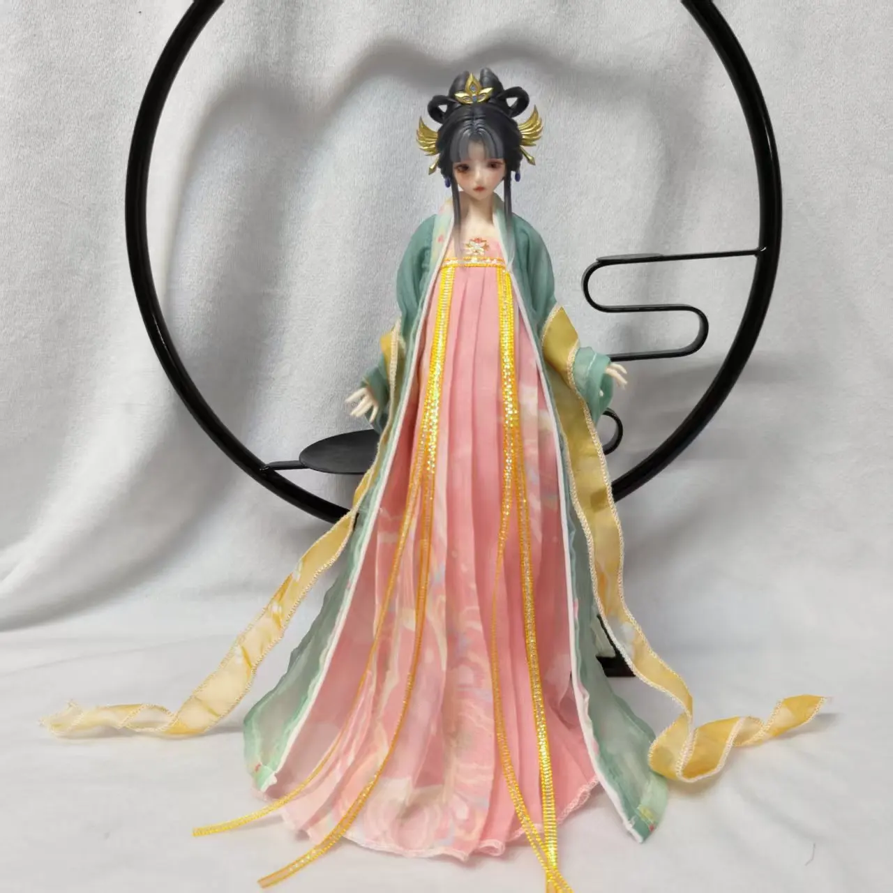 【Nur Kleidung】Handgefertigtes, brusthohes Kleid im Maßstab 1:6, fließendes Kleid, Zubehör für weibliche Puppen, passend für 12-Zoll-Actionfigurenmodelle – Detail 8