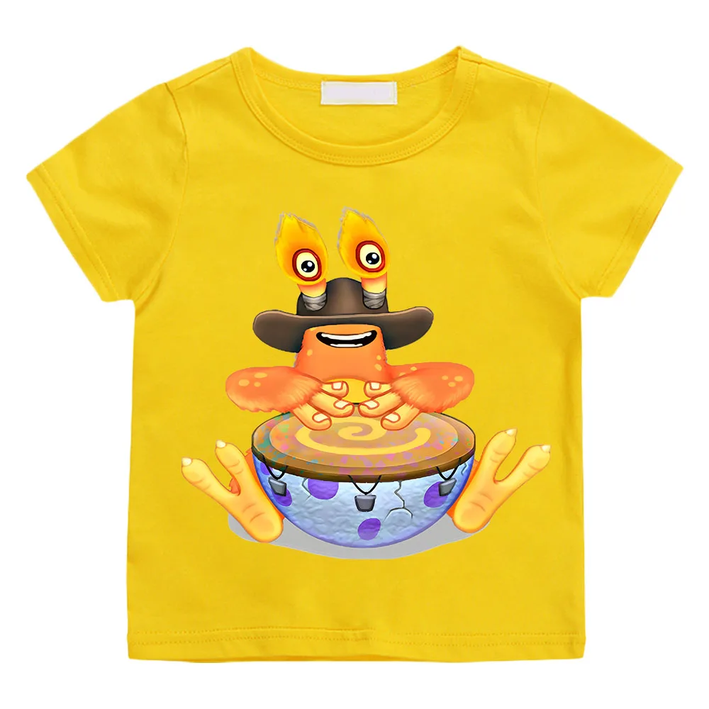 

Hot Game My Singing Monsters Children's Tshirt Cute Kawaii Cartoon Print Girls T-Shirts Summer Fun Boys T Shirt Toddler Shirt