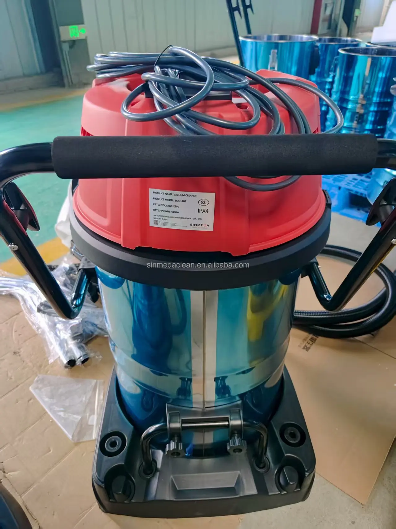 408 Vacuum Cleaner For Car Usisivac Vacuum Cleaner Car 4800W 80L Remove Smeel Machine Carpet Cleaning Hose Sofa Vacuum Cleaner