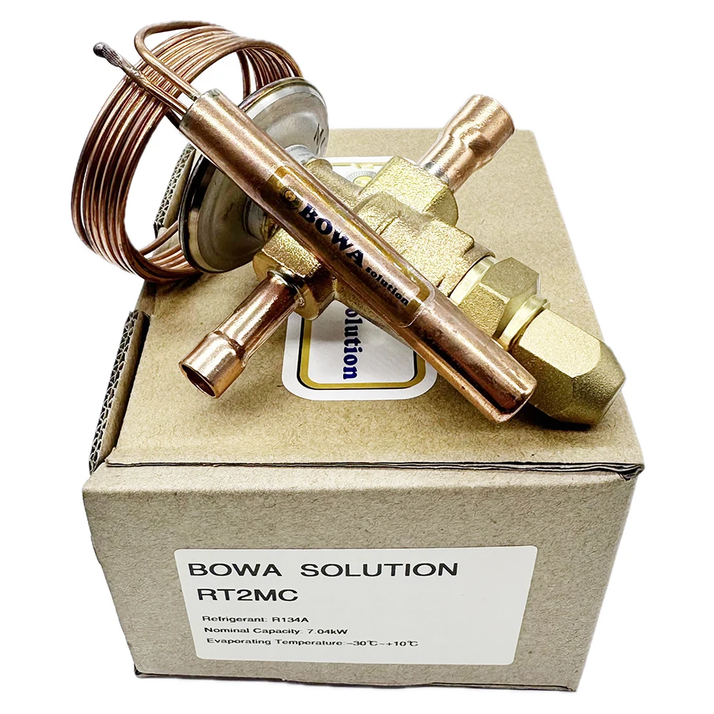 600kCal R134a TEV พร้อมปากคงที่ได้รับการออกแบบมาสําหรับเครื่องปรับอากาศแบบตู้ต่างๆ เช่น ชุดระบายความร้อนตู้ไฟฟ้า