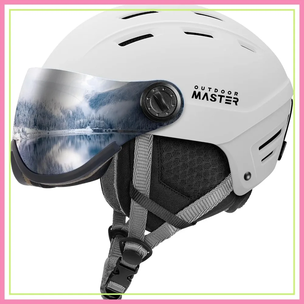 

Snowboard Helmet with Ski Goggles Set, Detachable Visor, EPS Foam & 14 Vents - Unisex Adult