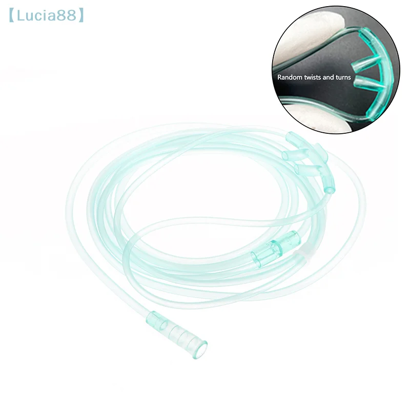 2m Flexible Tip Soft Nasal Oxygen Cannulas Disposable Adult Oxygen Cannulas/Hose/Tube(CCA96)