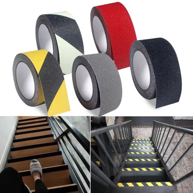 25mmx5m Non Slip Safety Grip Tape Anti-Slip Indoor/Outdoor Stickers Strong Adhesive Safety Traction Tape Stairs Floor Waterproof