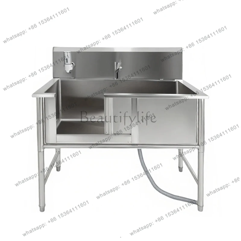 Pet Bath Stainless Steel Dog Wash Cat Dog Pet Pet Shop Small Large Dog