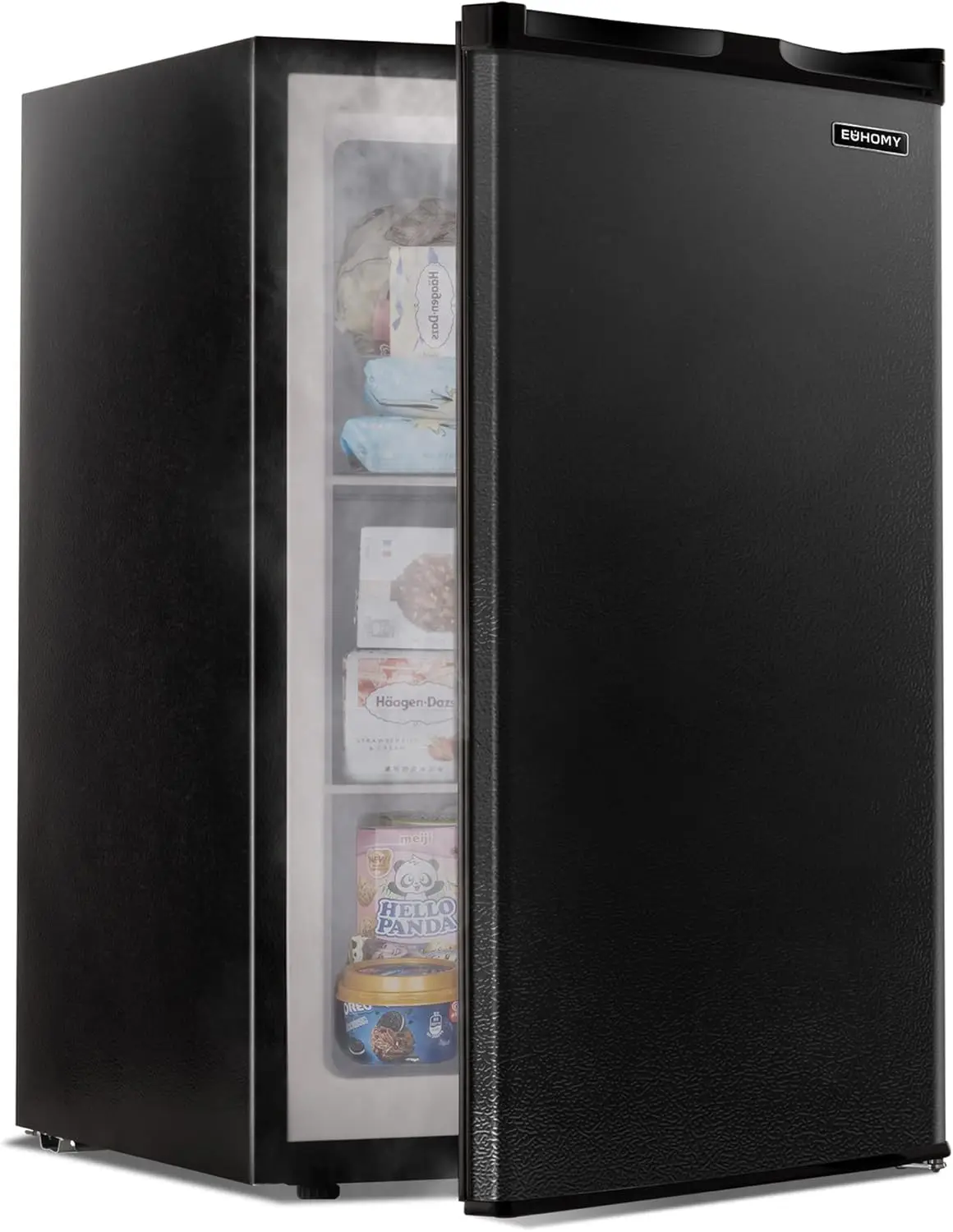 Upright freezer, 3.0 Cubic Feet, Single Door Compact Mini Freezer with Reversible Door, Small freezer for Home/Dorms/Apartment