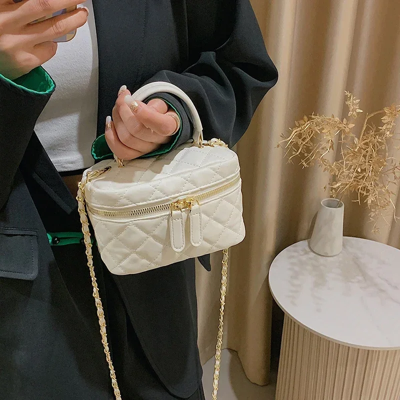 2025 nouveau sac de maquillage de couleur unie mode offre spéciale sac seau PU sac à bandoulière souple