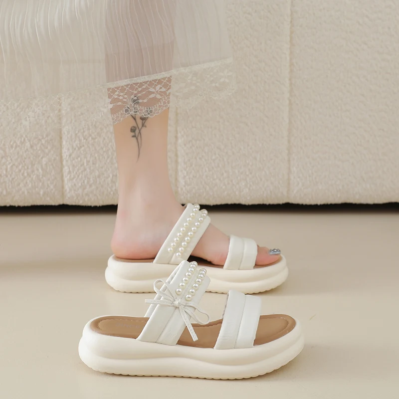 

Summer One Band Slides Special For Wide Fat Feet Men Women Comfort Soft Sole Loose Fit Non-slip Casual Outdoor Beach Slippers