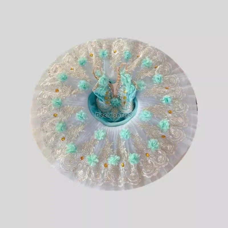 2025 saias de balé profissional das crianças trajes de desempenho feminino cisne lago gaze tutu saias trajes de desempenho de palco