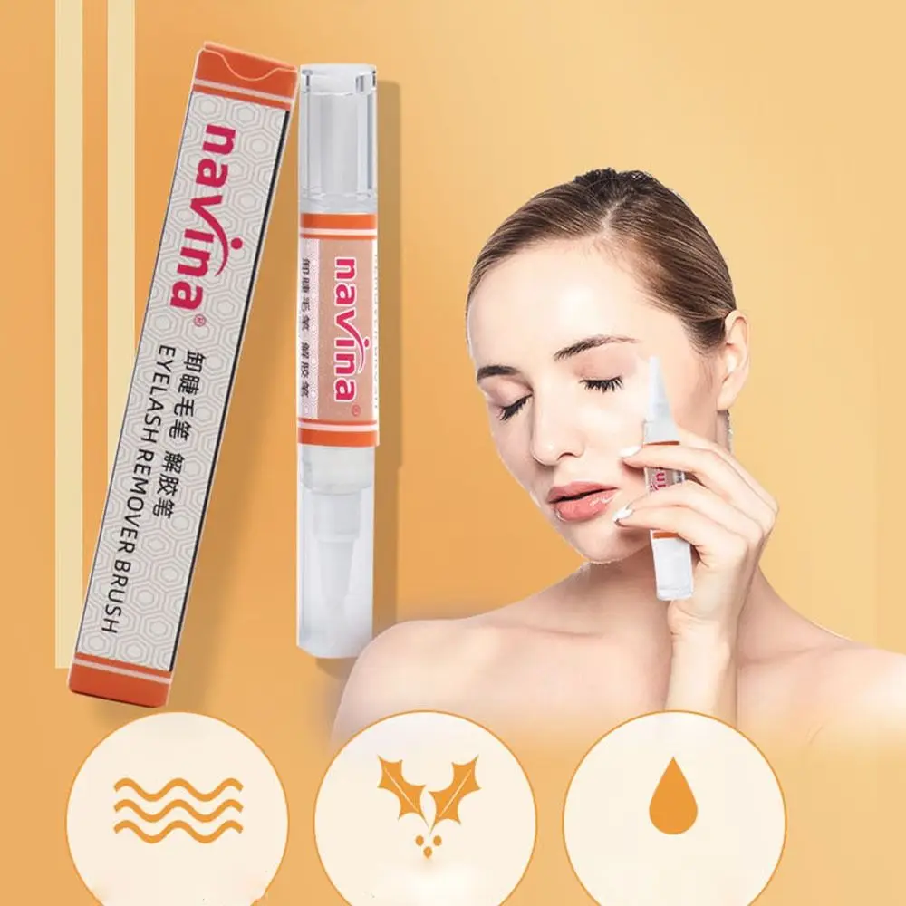 Stylo Dissolvant Adhésif pour Extensions de Cils, Professionnel, Sûr, Liquide Non Irritant