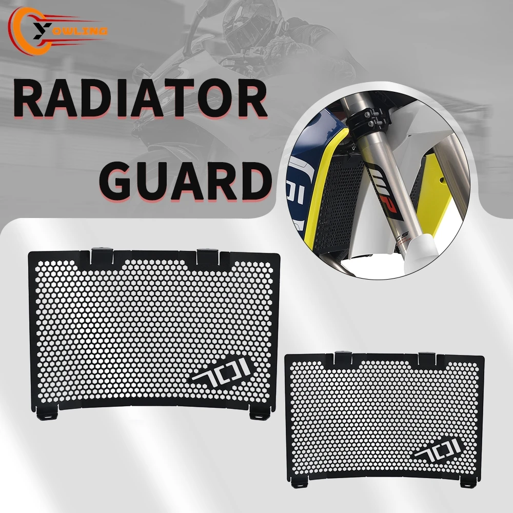 

For Husqvarna 701 Enduro 701 Supermoto 701Enduro 2016-2026 Motorcycle Radiator Grille Guard Protector Cover 2025 2024 2023 2022