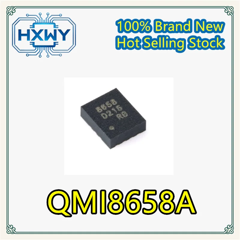 (5/50pcs) QMI8658A  QMI8658  Silkscreen 8658  Package LGA14  IC chip  Best-selling model  In stock fast shipping  100% brand new