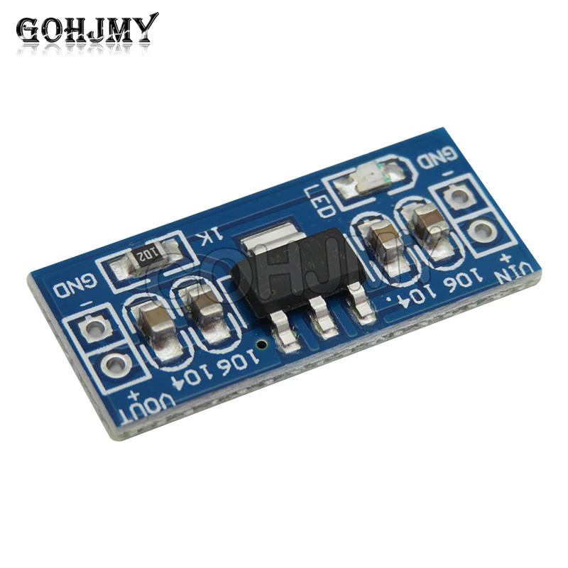 Módulo de potencia AMS1117 3,3 V, 5 piezas, 3,3 V, sin pines soldados, nuevo producto