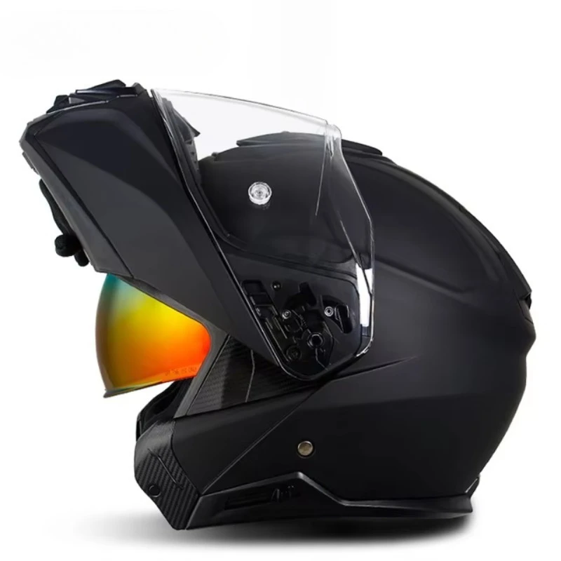 Airo ECE Certified High Quality ABS Full Face Racing Motorcycle Helmets Dual Lens Fashion Grey Flip Crash Safety Helmet