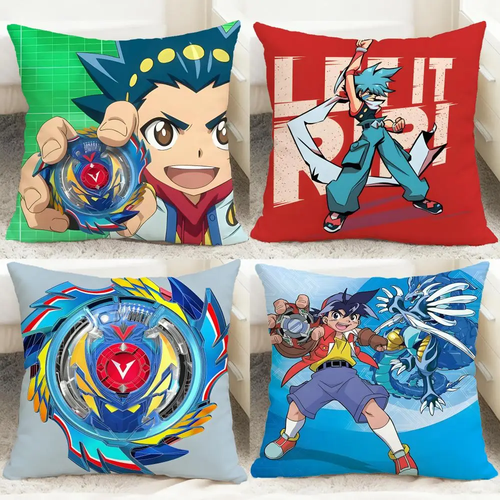 Funda de cojín POPULAR Beyblade, cómoda funda de almohada Reversible, Ideal para coche, sofá, dormitorio y Beyond
