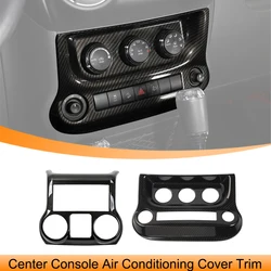 Car Center Console Air Conditioning Switch Panel Decoration Cover Frame Trim for Jeep Wrangler JK 2011-2017 Interior Accessories