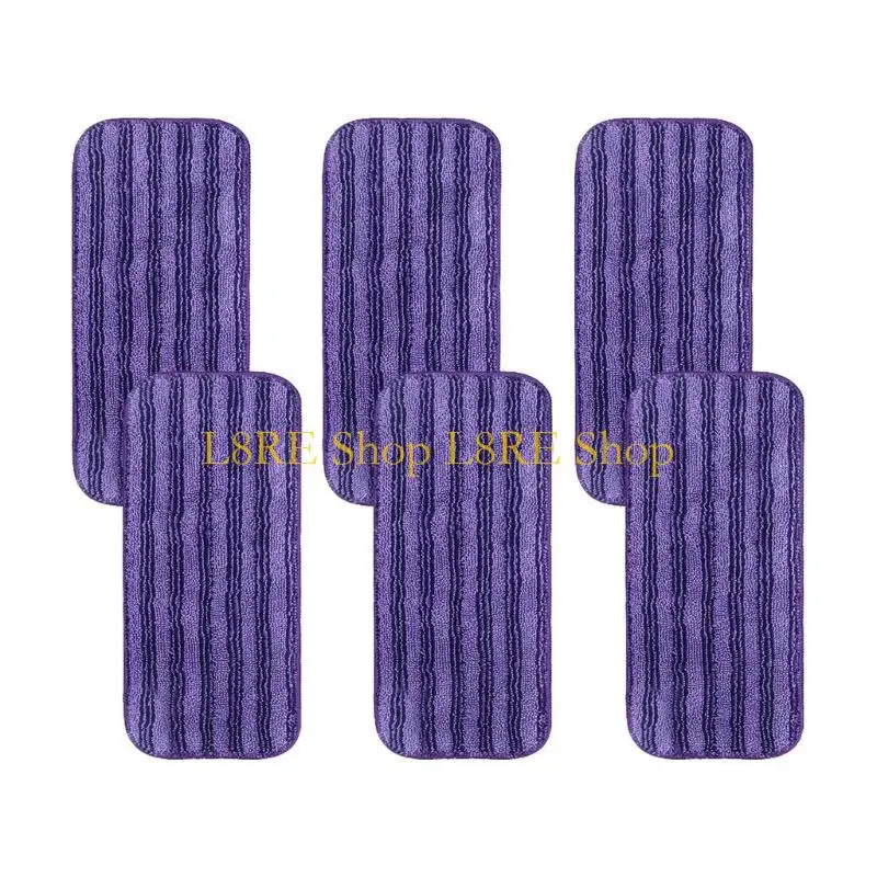 L8RE 6PCS MOP REUCULÍVEL PADS MOLOS SWIFFERWET PADS molhadas RECILIO
