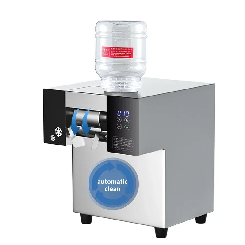 Capacità di riduzione del prezzo massiccio Macchina per il ghiaccio da neve coreana con scaglie Macchina per il ghiaccio da neve Bingsu automatica con raffreddamento ad aria per uso commerciale