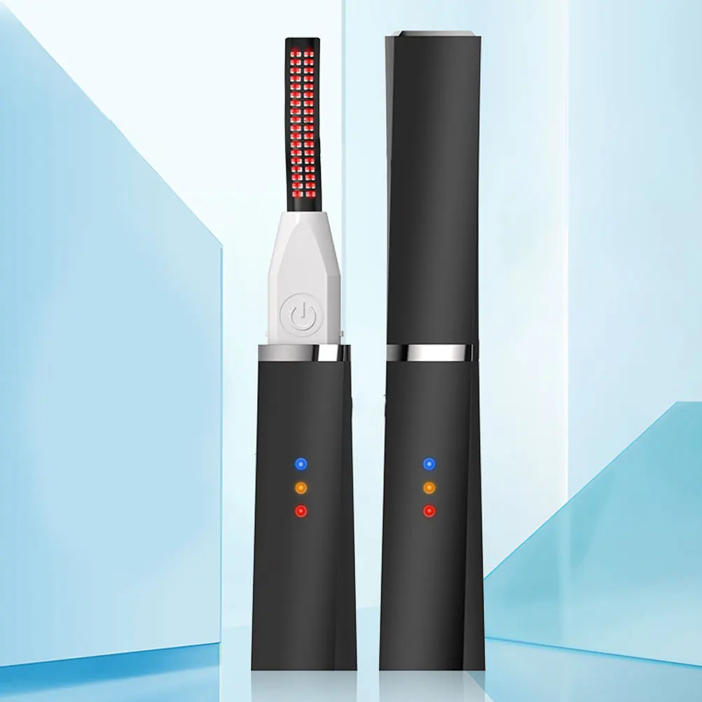 

1 шт., мини-электрическая нагревательная щетка для ресниц, USB перезаряжаемая щипцы для завивки ресниц с подогревом, долговечные натуральные кудри, женский инструмент для красоты, дорожный размер