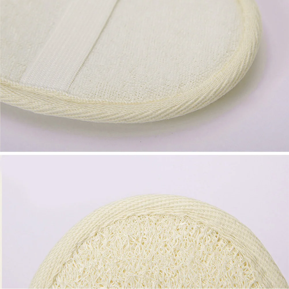 

3Pcs Loofah Sponge Pads Exfoliating Elastic Strap Bath Scrubber Deep Clean Smooth Skin Loofah Sponge Pads