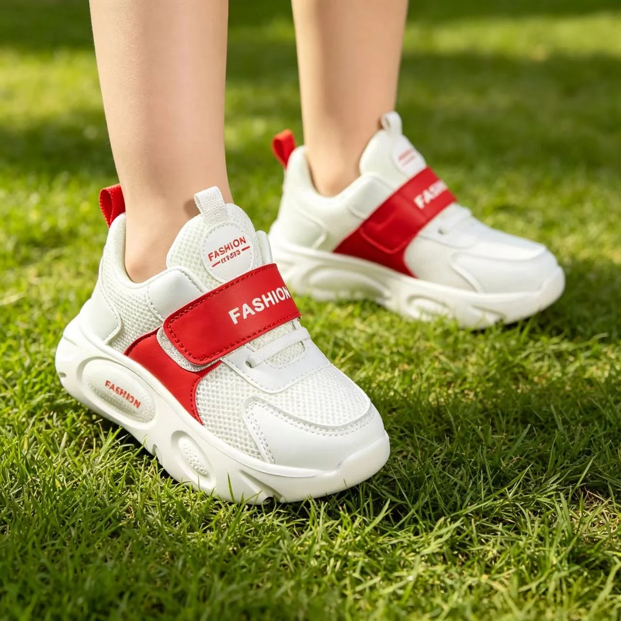 New Design Children Shoes Thick Sole Chunky Sneaker for Girls Autumn Outdoor Casual Walking Sports School Shoes for Girls