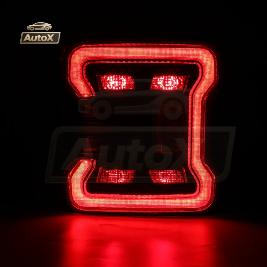 2PCS LED taillights European version LED taillights For Jeep Wrangler JK reverse brake driving turn signal light 2007-2017