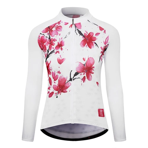 Imagen 2 del producto Camiseta de Ciclismo para mujer, ropa de Ciclismo de montaña, camiseta de manga larga, camisa de Ciclismo de Carretera, ropa de Ciclismo