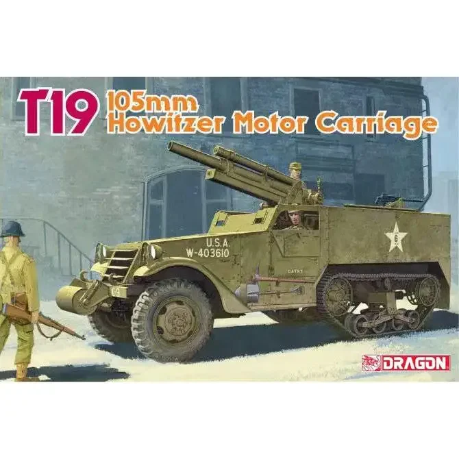 DRAGON 1/35 6496 T19 105mm Howitzer Motor Carriage