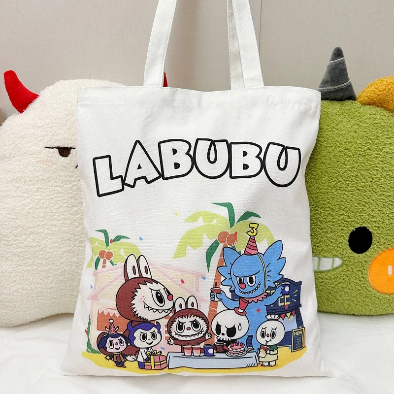 13Style Lababa Canvas Bag Large Capacity Versatile Student Cute Cartoon Shopping Bag Ręczna torba na ramię dla dzieci Prezenty