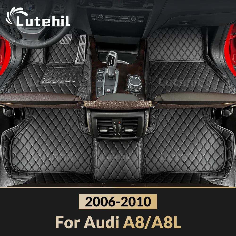 

Для Audi A8/A8L (4/5 мест) 2006 2007 2008 2009 2010 автомобильные коврики на заказ подушечки для ног автомобильный ковер чехол аксессуары для интерьера