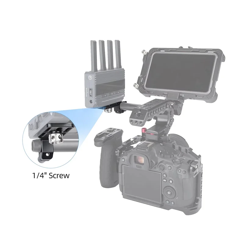 ABZW 15 mm Stangenklemmadapter mit Montageplatte für DJI Focus Pro Lidar für Monitor, drahtloser Sender, Empfänger