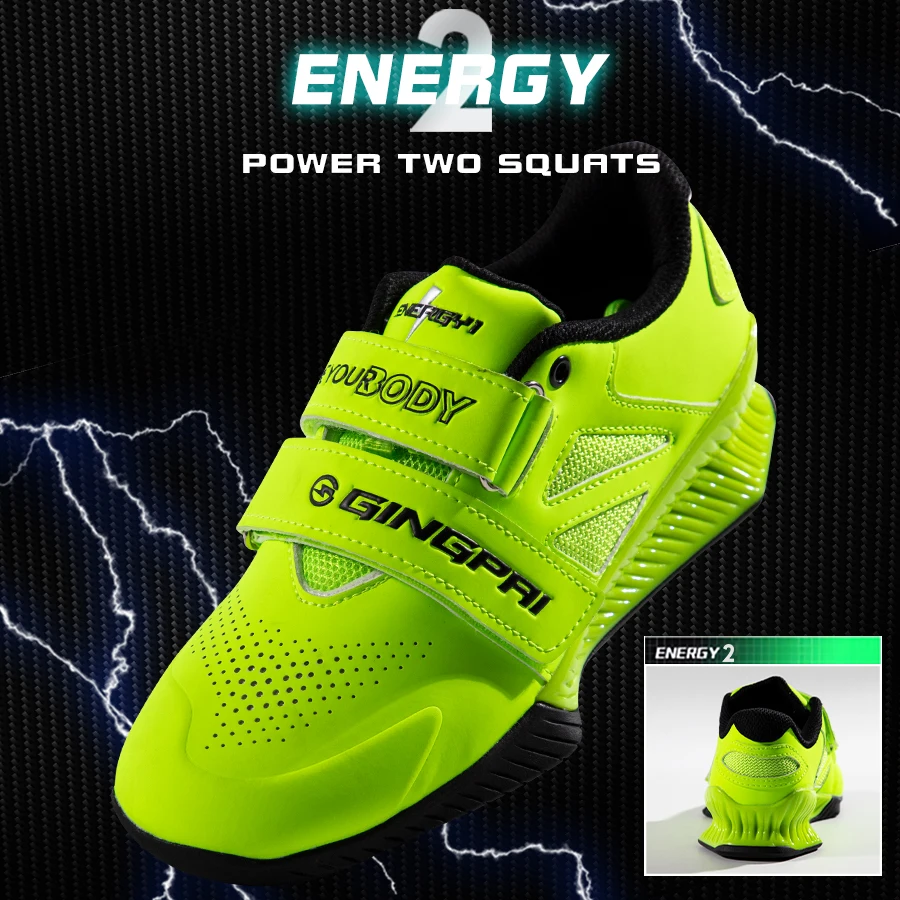 36-45 Size Squatting Height Increasing Shoes Professional Fitness Strength Lifting Hard Pull Comprehensive Training Shoes