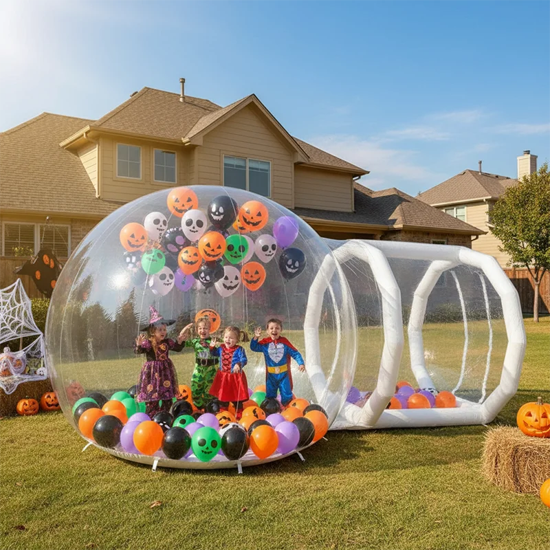 Dmuchany domek z PVC na Boże Narodzenie, dekoracja na Halloween, przyjęcie urodzinowe dla dzieci, zabawne imprezy, wynajem, zamek dmuchany, balony ślubne