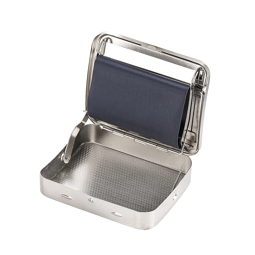 

78mm Manual Cigarette Rolling Machine Metal Tobacco Roller Portable Hand Roll Maker Pocket Rolling Tool DIY Smoking Accessories