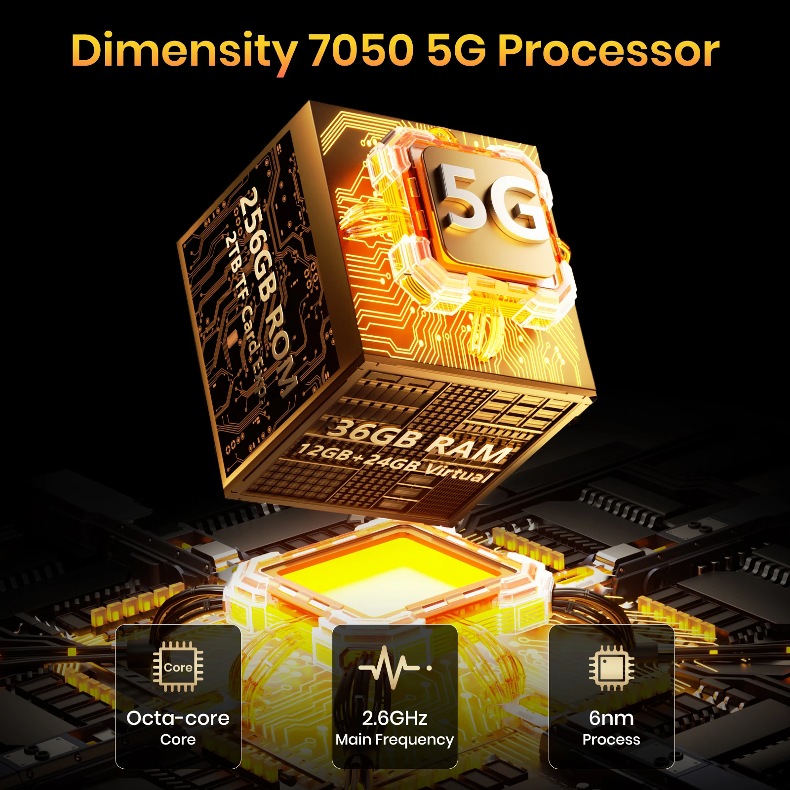 FOSSiBOT F113 هاتف ذكي متين غير مقفول، 36 جيجابايت + 256 جيجابايت، 20000 مللي أمبير 33 وات، أندرويد، كاميرا 108 ميجابكسل، مقاومة للماء، NFC، ضوء تخييم #4