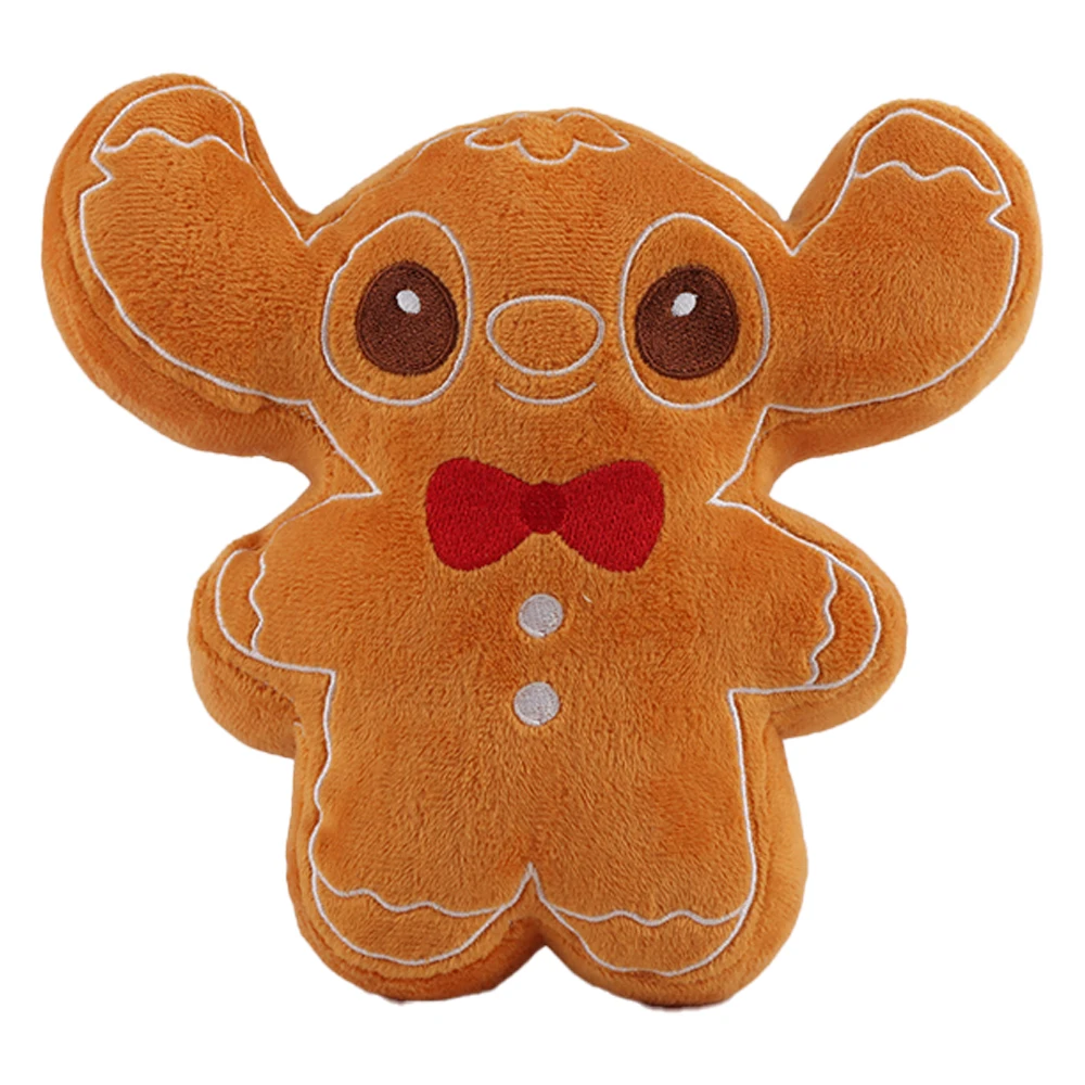 18cm/7.09in Cute Christmas Gingerbread Man Cat Plush Toys Rabbit and Dog Plush Doll Toys for Kids Birthday Gifts Christmas Decor